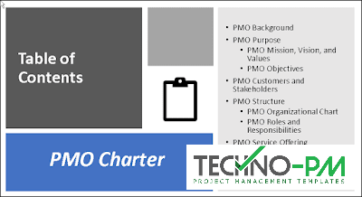 PMO Charter Table,PMO Charter Table contents, PMO Charter, PMO Charter Template