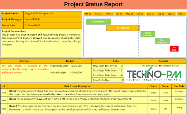 Project Status Report Template,project status reports, Project Status Report Template PPT