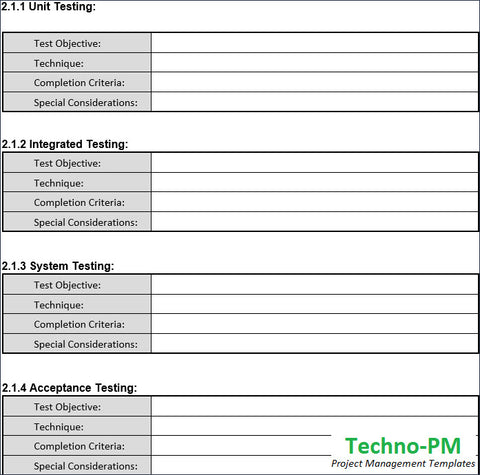 Test Stages and Types