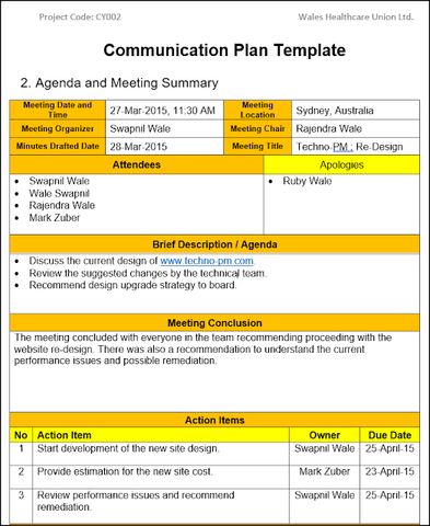 project communication plan, communication plan template, communications management plan