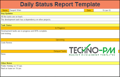 daily status report template Excel, Daily report template excel, Daily report format in excel, Daily Status Report Template