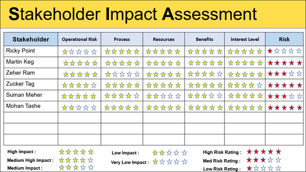 Stakeholder Risk Assessment