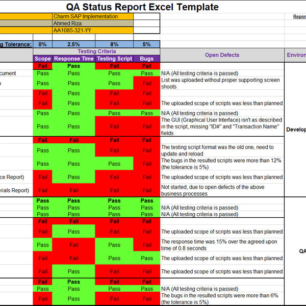 script breakdown template excel