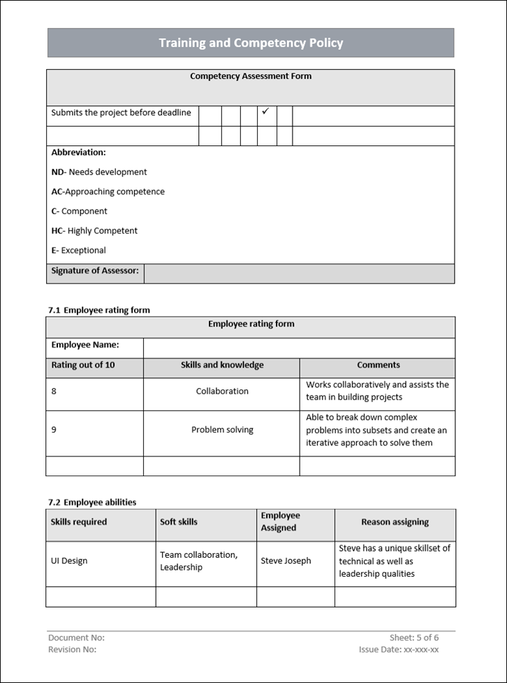 QMS Training and Competency - ISO 9001