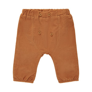 Corduroy Pants with Lining - Almond