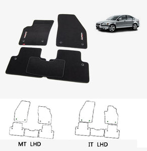 Premium Fabric Nylon Floor Mats Carpet For Volvo S40 V50