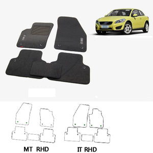 Premium Fabric Nylon Floor Mats Carpet For Volvo C30