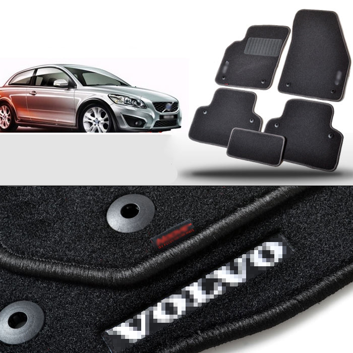 Fabric Carpet Nylon Floor Mats For Volvo C30 2007