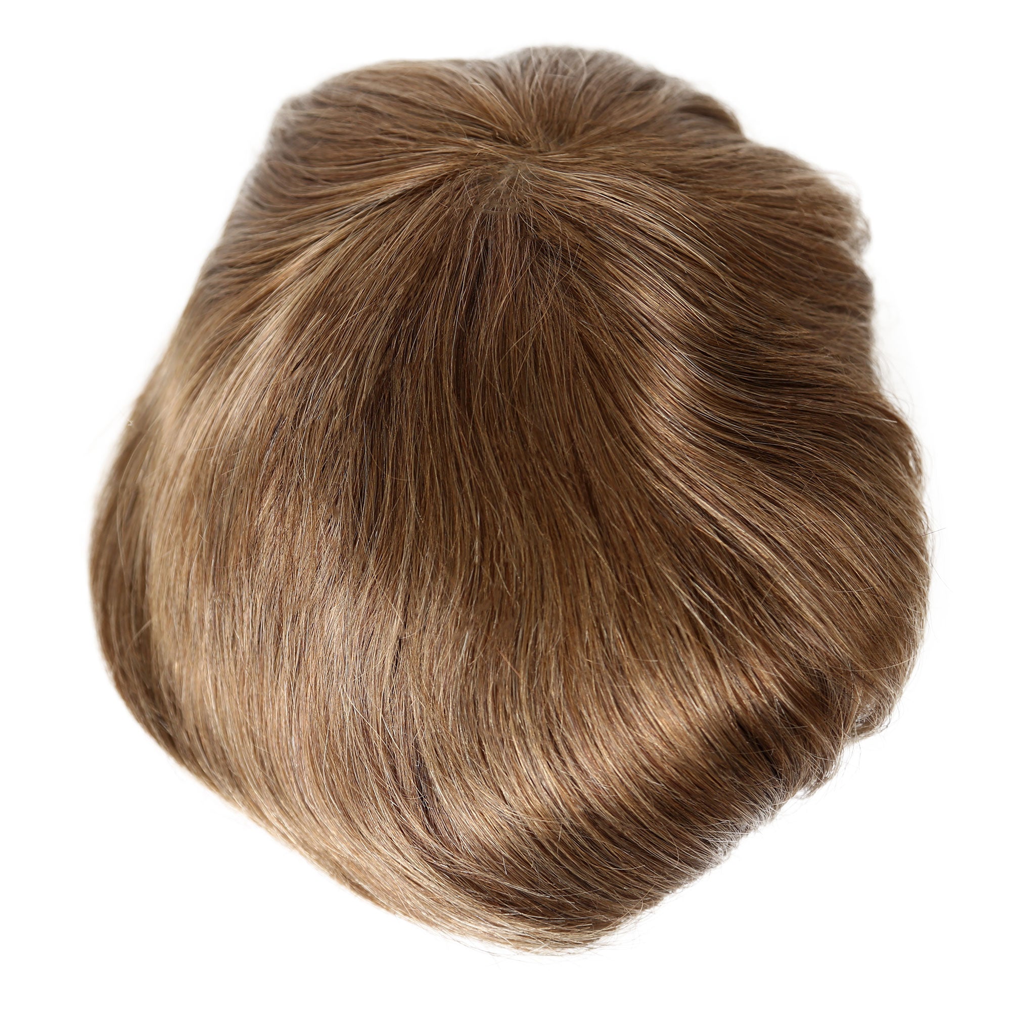 Straight Toupee with Lace Front / PU Back - renewformen product image