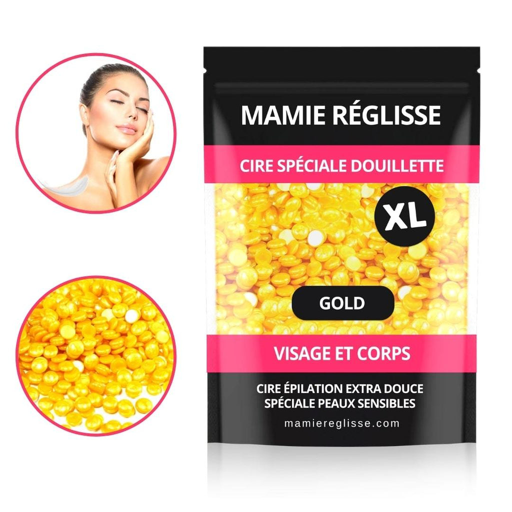 Cire Épilation Gold - 300g (spécial peaux sensibles) – Mamie Réglisse