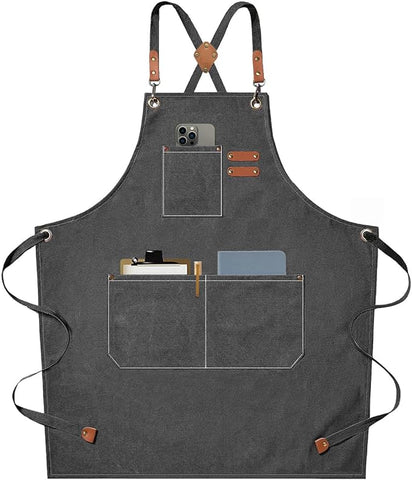 AFUN Chef Aprons for Men Women with Large Pockets