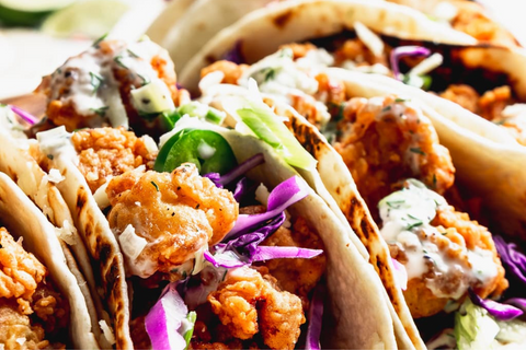 Fried Chicken Tacos