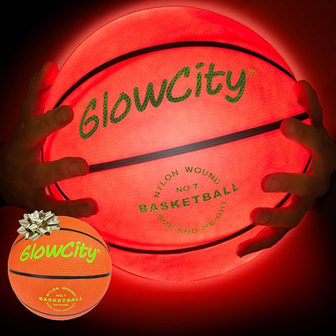 GlowCity Glow in The Dark Basketball