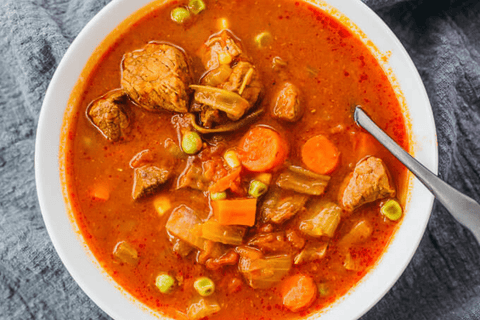 Instant Pot Vegetable Beef Soup