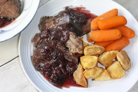 Instant Pot Wild Goose Breasts with Cherry Sauce