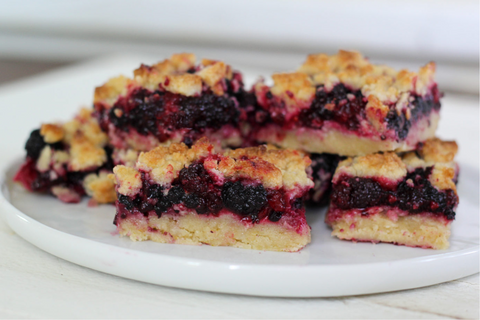 Mulberry Crumb Bars