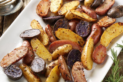 Roasted Heirloom Fingerling Potatoes