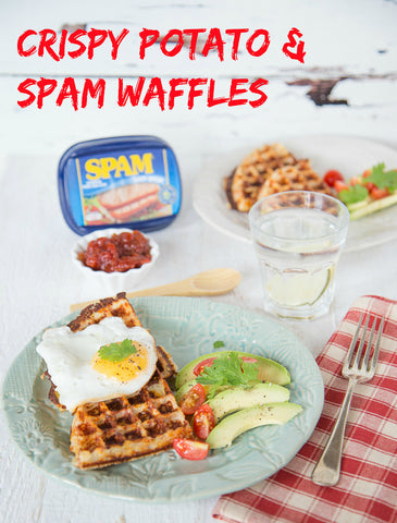 Spam-potato-waffles