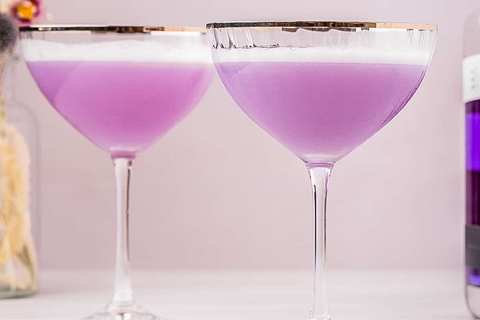 The Vibrant Empress Gin Sour