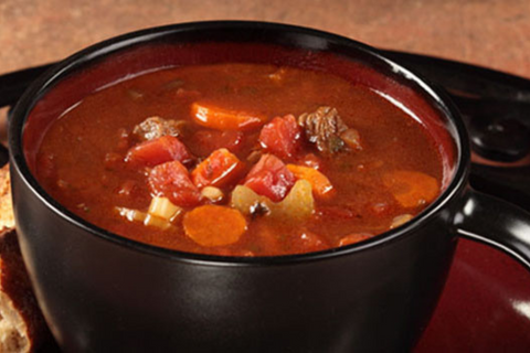 Zesty Beef Barley Soup