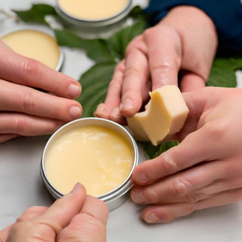 Using beef tallow on hands