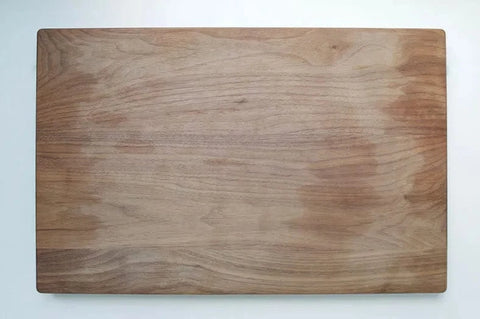 cutting board showing water stain