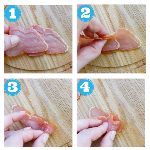 How to Fold Meat for Charcuterie?