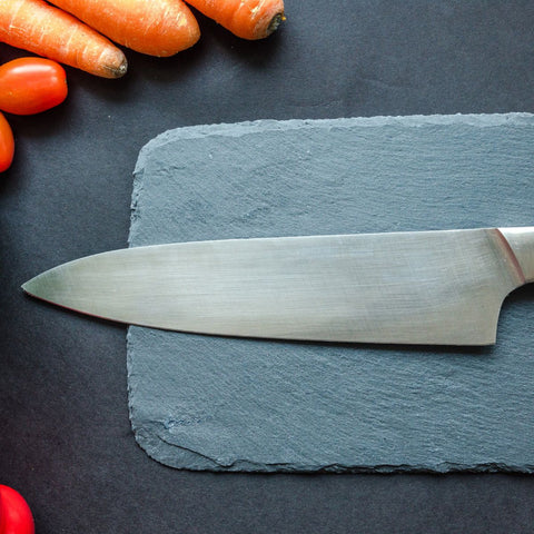 knife on slate