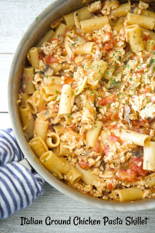 Italian Ground Chicken Pasta