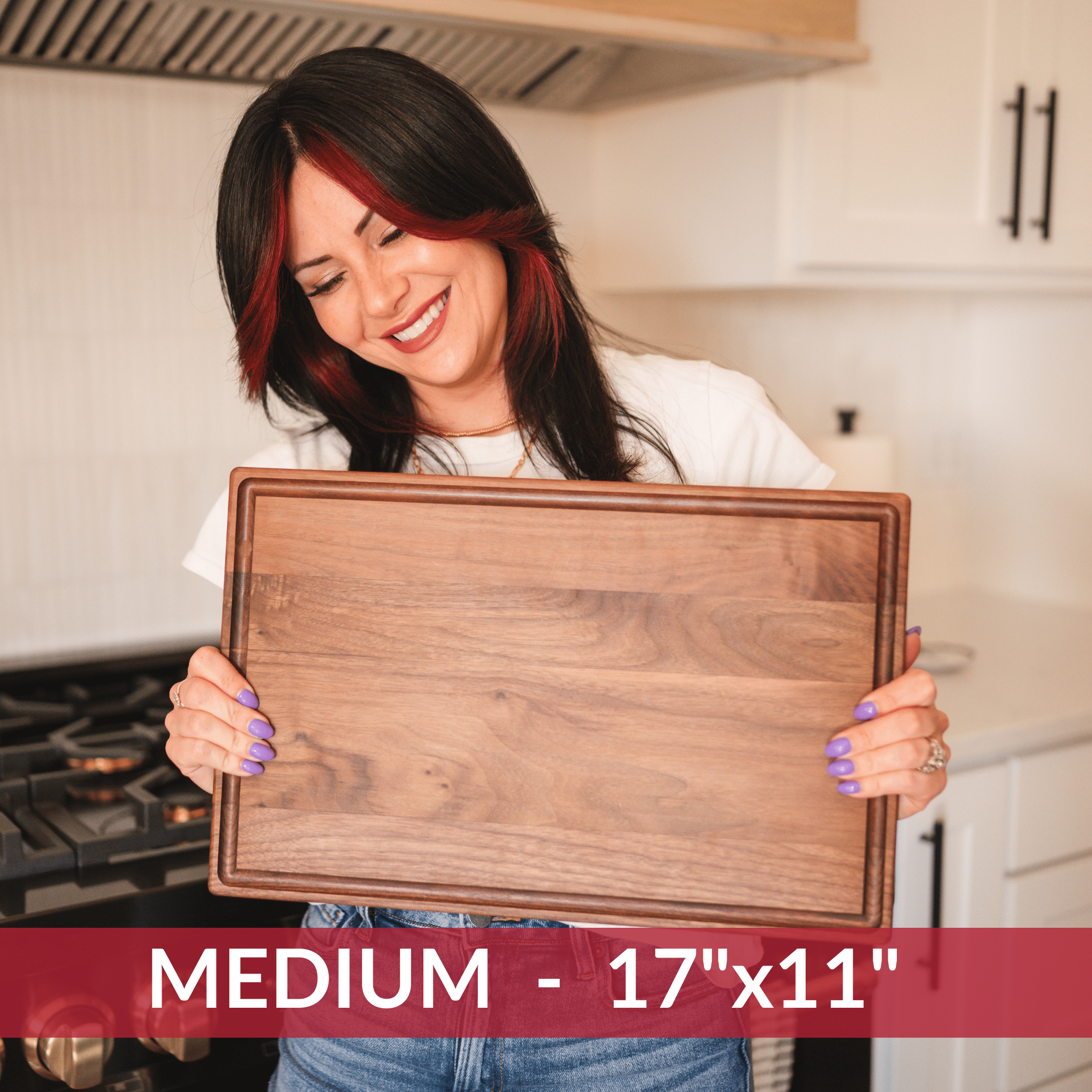 Image of Medium Walnut Wood Cutting Board