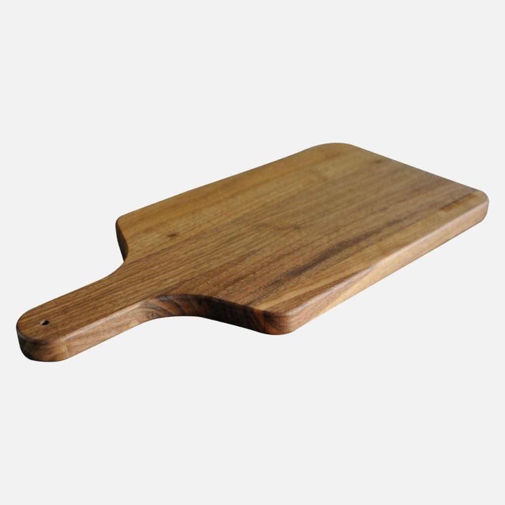 Kitchen Wood Cutting Boards with Handle, Wooden Pizza Peel 15 inch