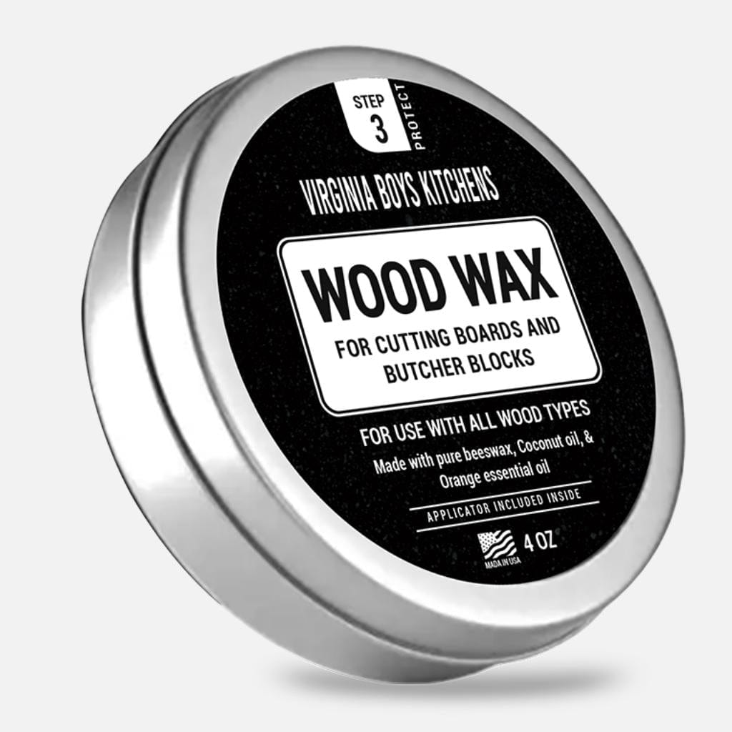 All Natural Coconut Oil and Beeswax Wood Finishing Wax (4 oz Tin)