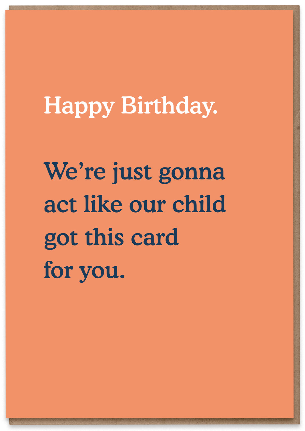 Pretend Birthday Card – Hood Greetings