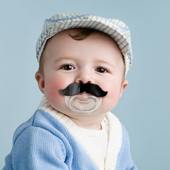 mustache pacifier