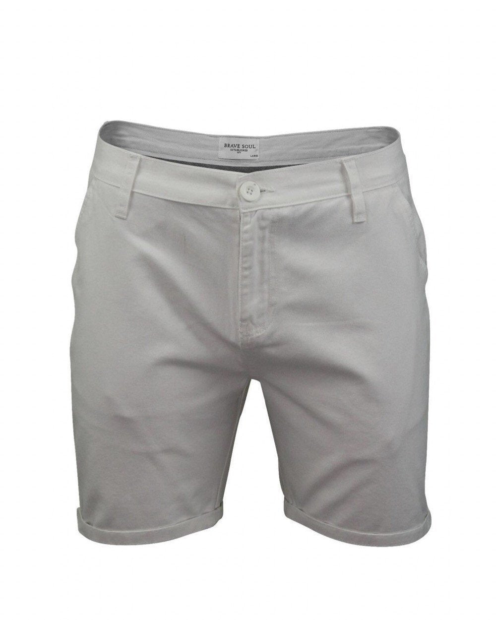 skinny chino shorts