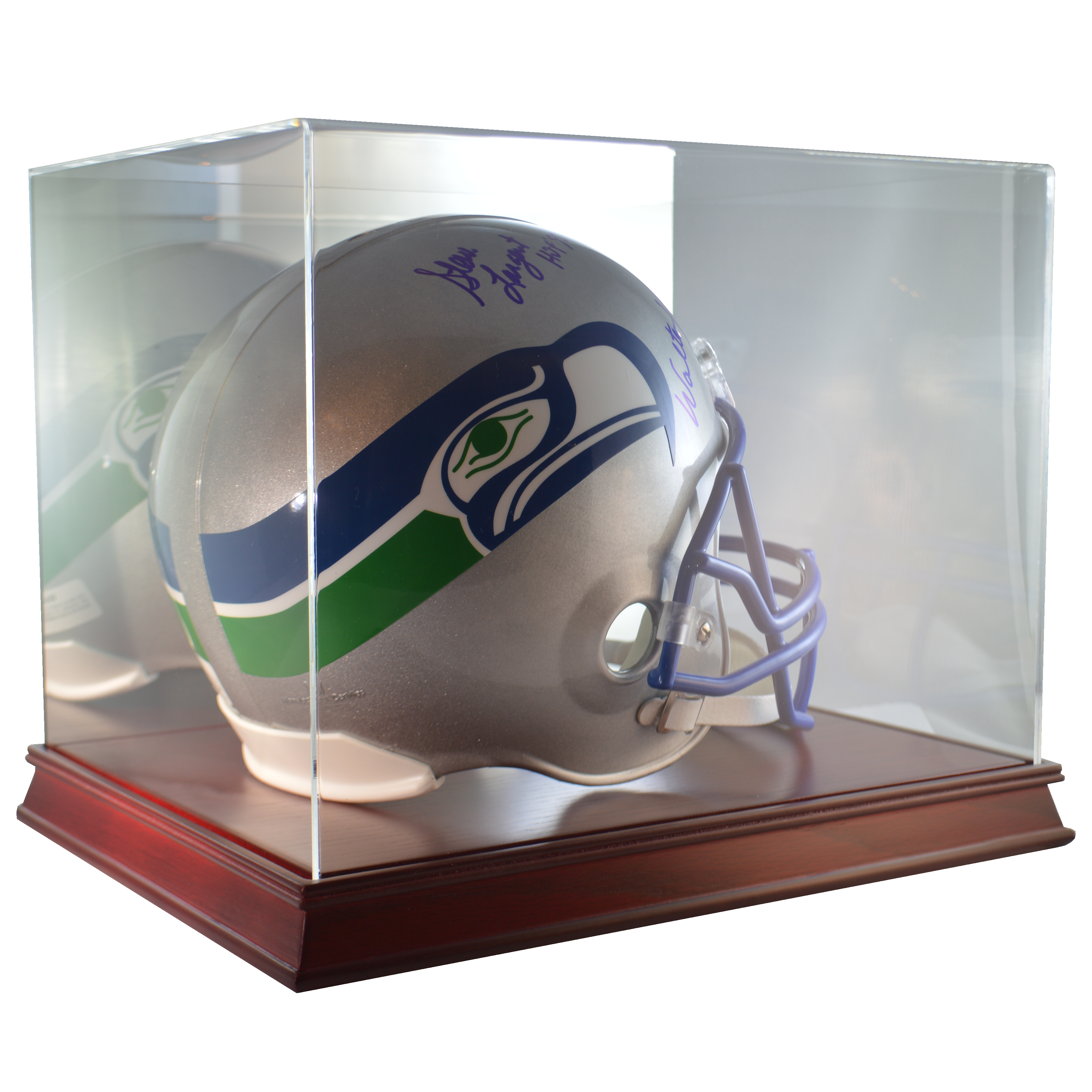 Wall Mounted Football Helmet Glass Display Case