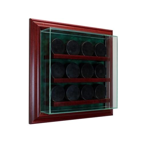 20 hockey puck display case