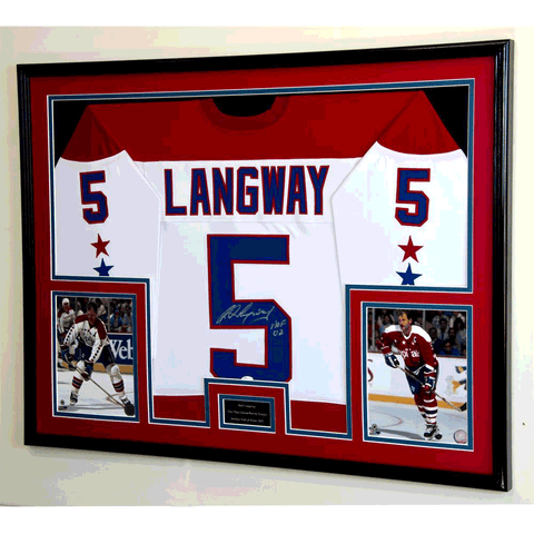 Extra Large Jersey Cabinet Display Double Matted