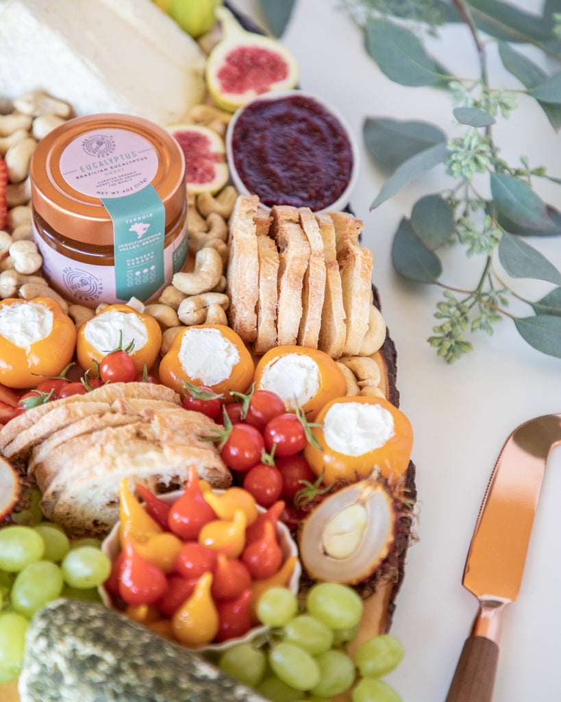 Eucalyptus Honey Cheese Board Homemade Crackers