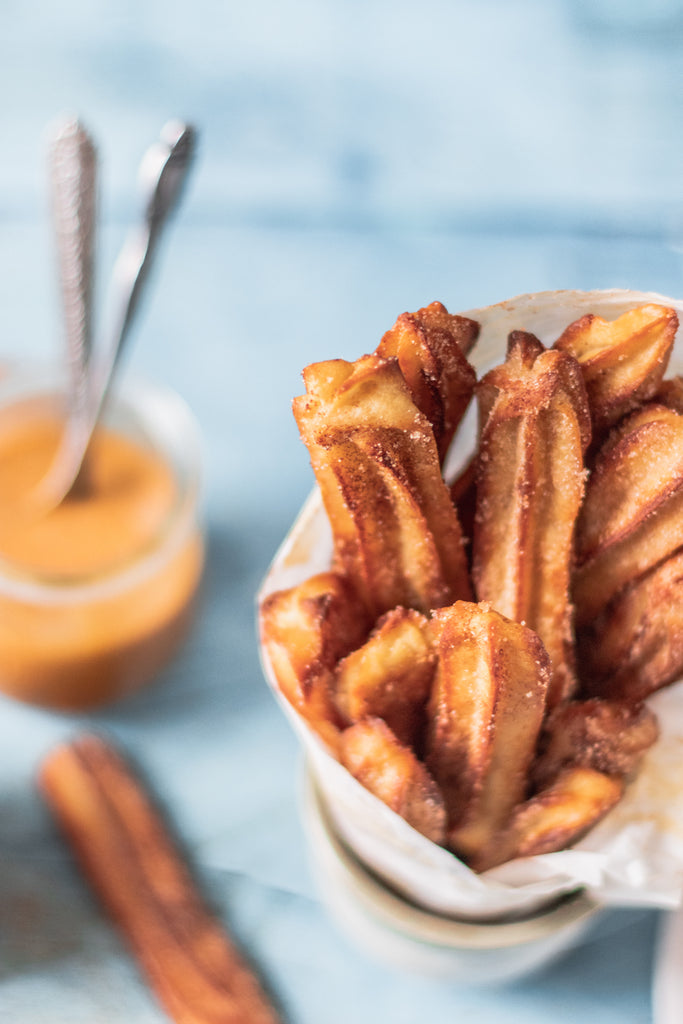 Churros with Dulce de Leche Dip