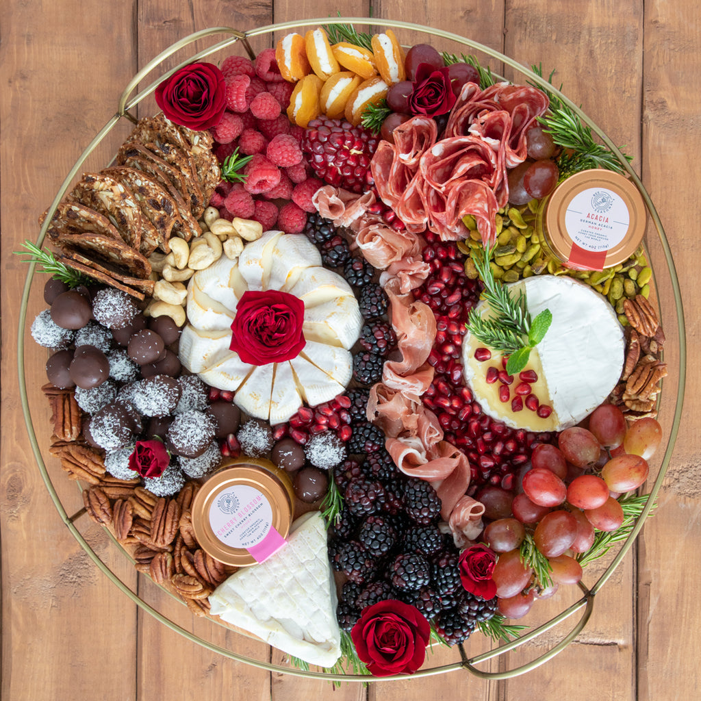 Holiday Party Tray with Honey "M&Ms”