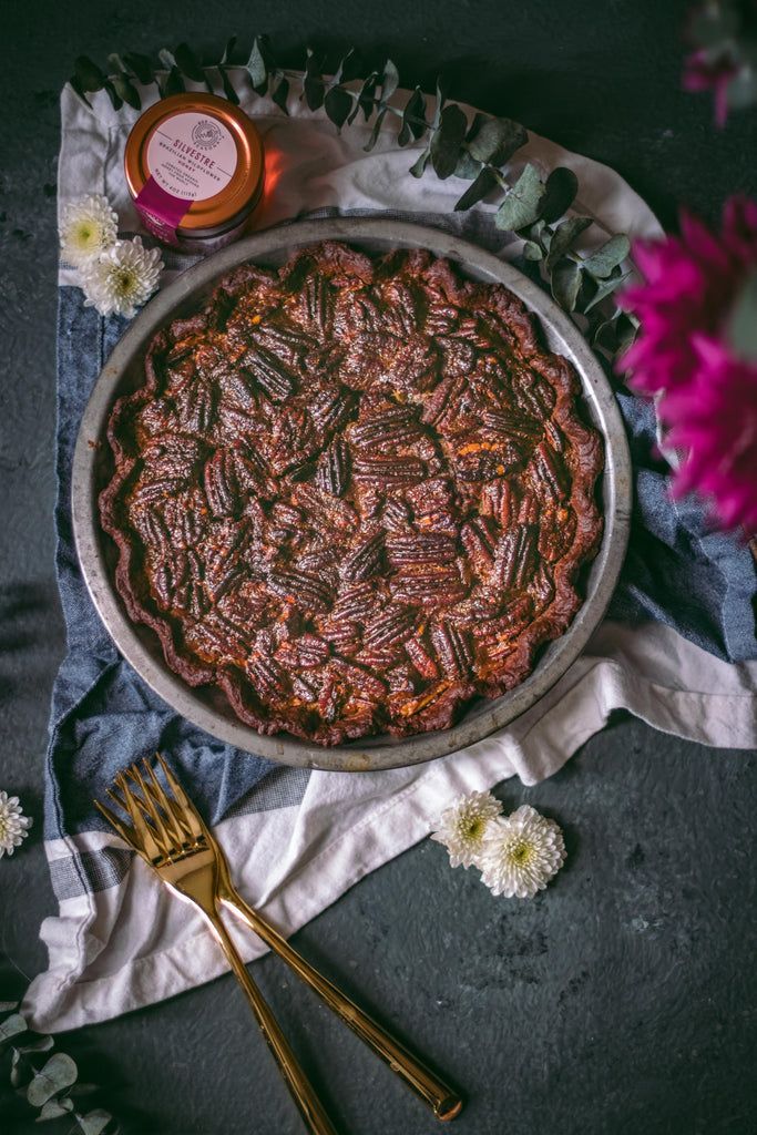 Organic Honey Chocolate Pecan Pie