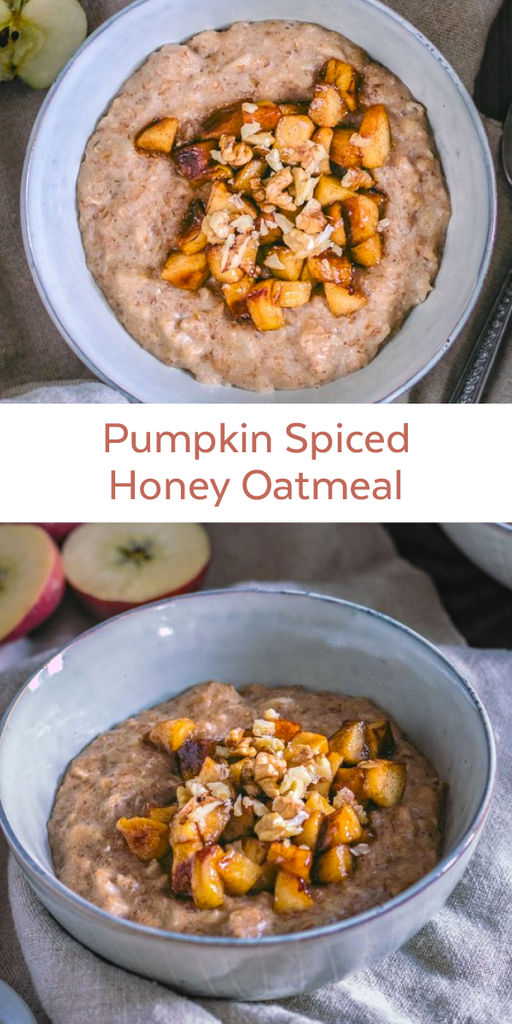 Pumpkin Spiced Honey Oatmeal 