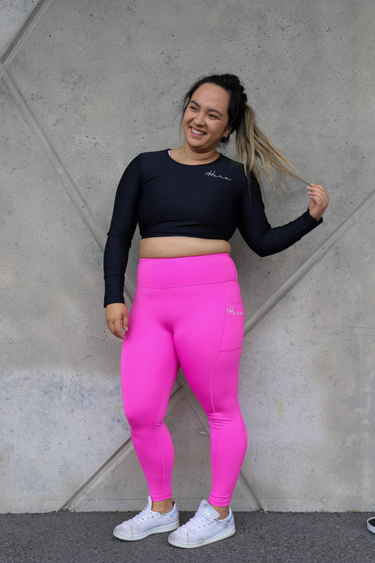 Tall Girl Classics Battle Leggings - Black – Hera Fitness NZ