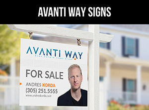 Avanti Way Signs