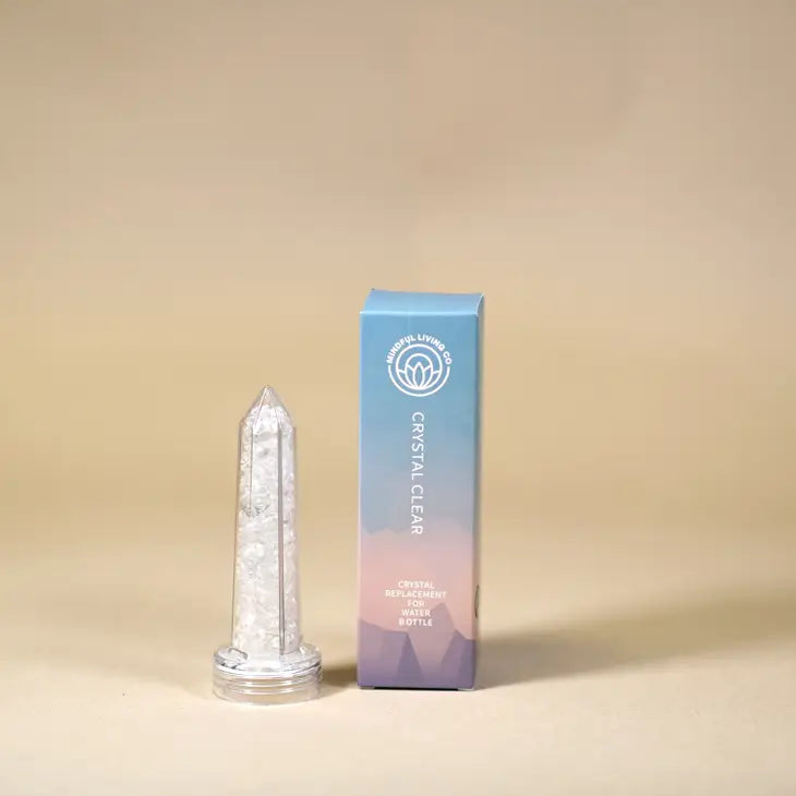 Crystal Clear Column Insert - Clear Quartz