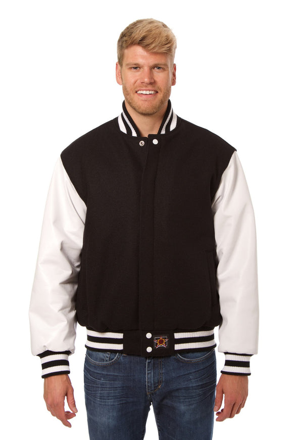 JH Design - Wool and Leather Varsity Jacket | J.H. Sports Jackets