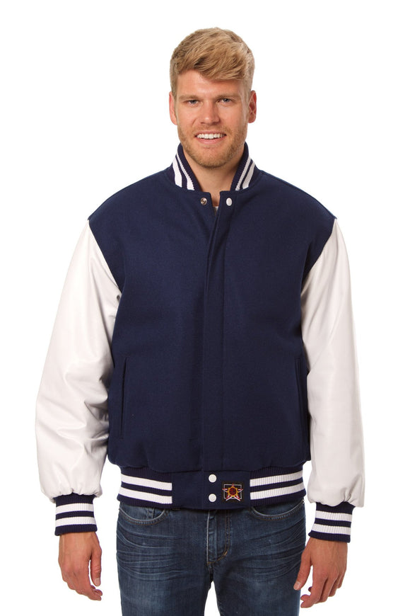 JH Design - Wool and Leather Varsity Jacket | J.H. Sports Jackets