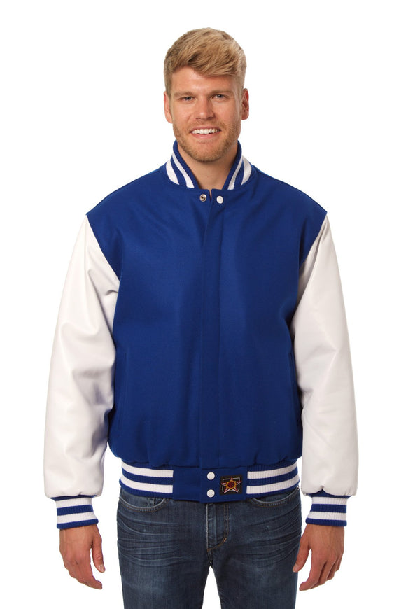 JH Design - Wool and Leather Varsity Jacket | J.H. Sports Jackets