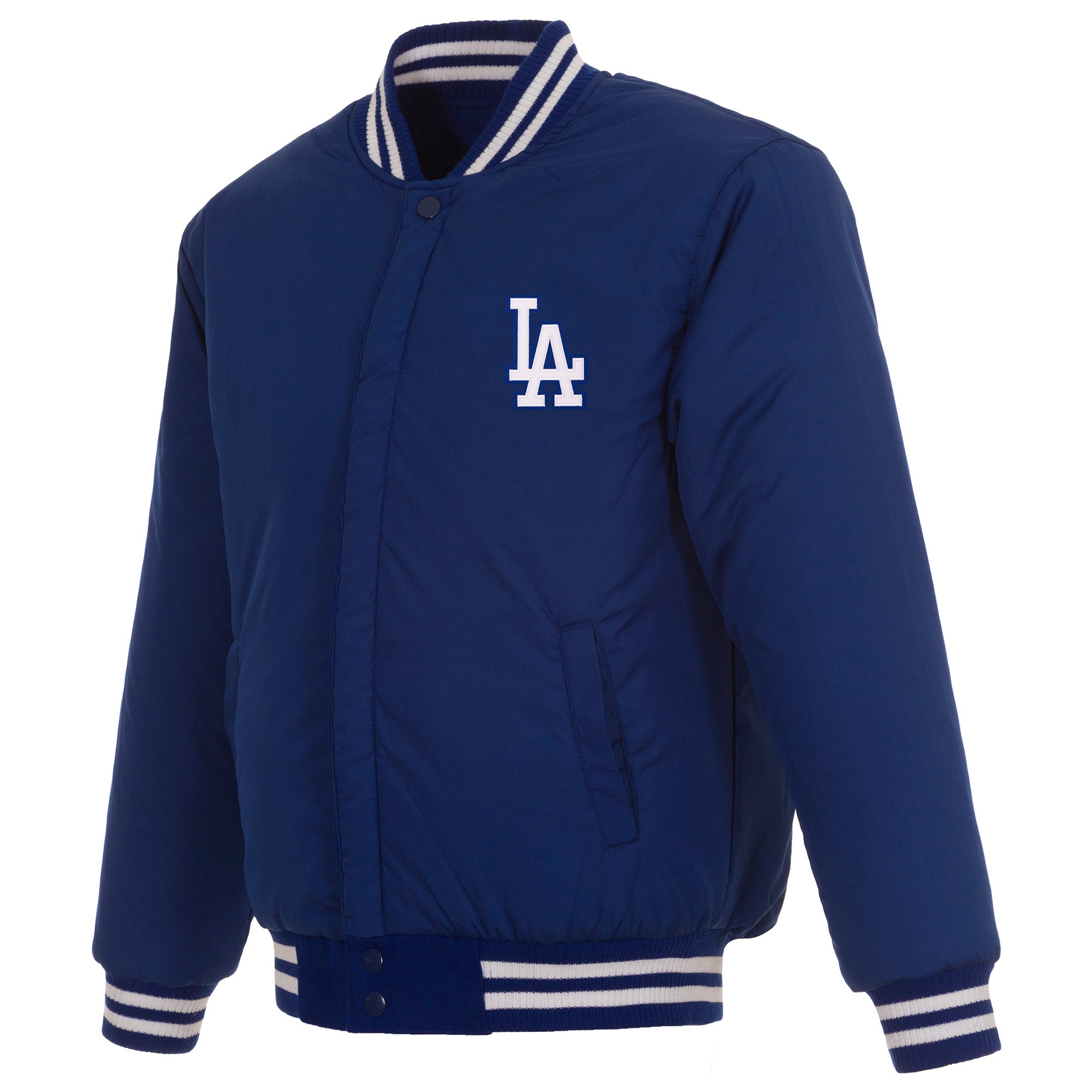 Los Angeles Dodgers Reversible Wool Jacket - Royal | J.H. Sports Jackets